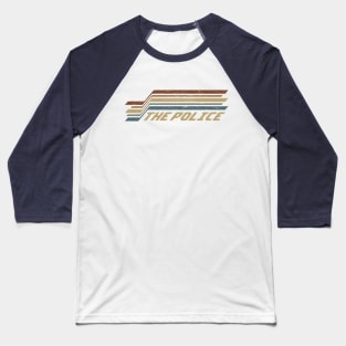 The Police Stripes Baseball T-Shirt